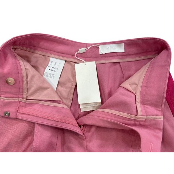 Hugo Boss Tapatchy Pink Trouser Pants Women’s Size 0 - Picture 4 of 5